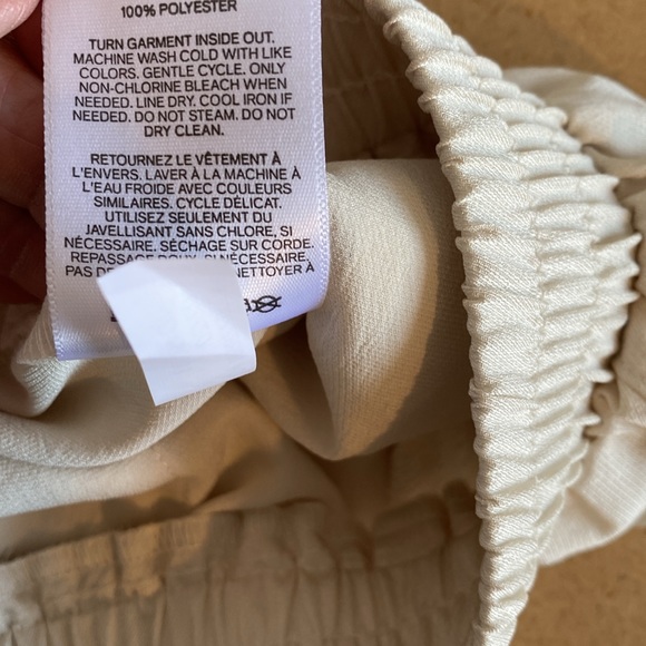 NWT Express Silky Feel Joggers. Silver Metallic Side Stripe Design. Small - Picture 6 of 6